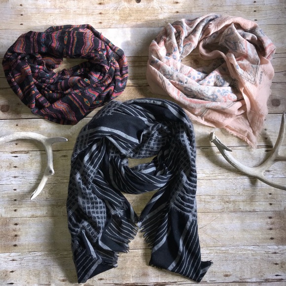 Urban Outfitters Accessories - Lot of three Urban Outfitters scarves